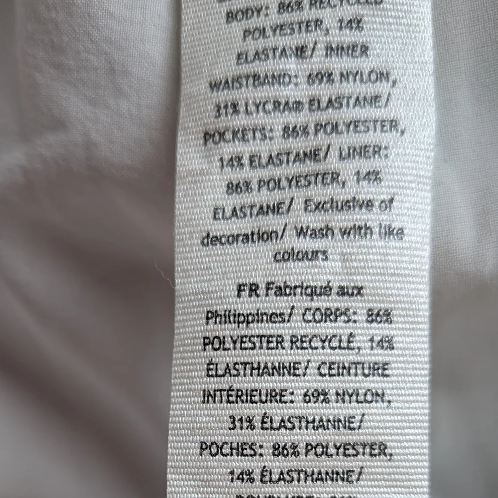 Lululemon Swift Mid-Rise Wide-Leg Pant - Bone - Size 12 Small Stain - Picture 6 of 12